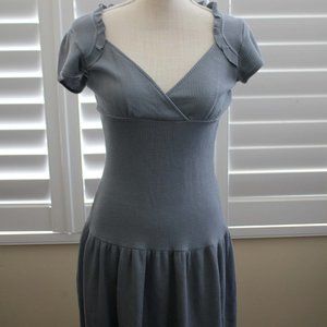 Free People Midi Blue Dress